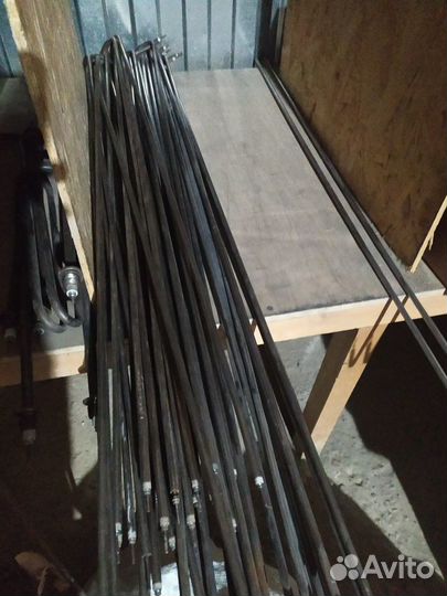 Тэн воздушный 1.5 квт 2 метра нерж