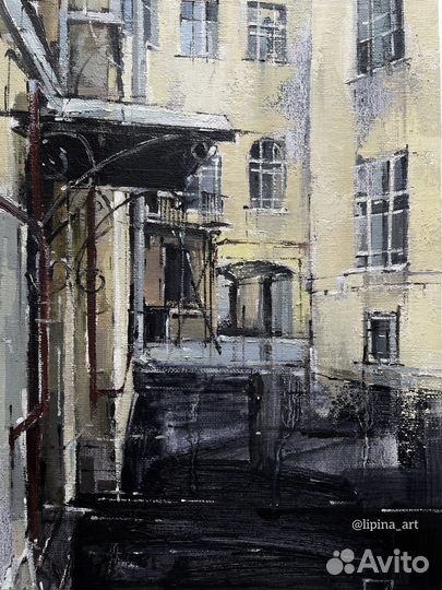 Картина масло Живопись виды Петербурга