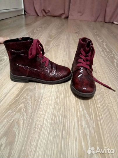 Ботинки демисезонные для девочки 32 размер