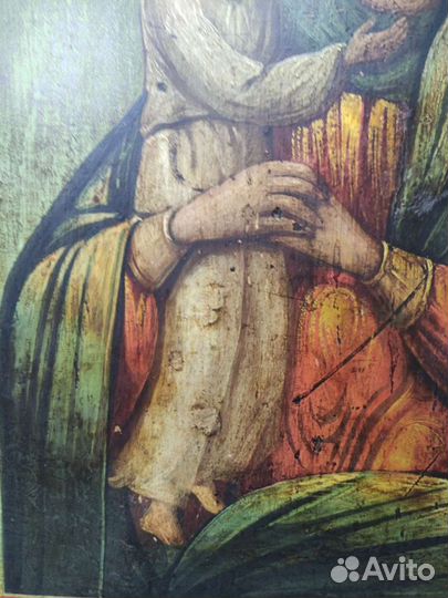 Старинная икона Взыскание Погибших 19 век