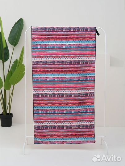 Большое пляжное полотенце супер впитывающее