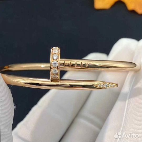 Браслет Cartier Juste un Clou Розовое золото 0,55ct