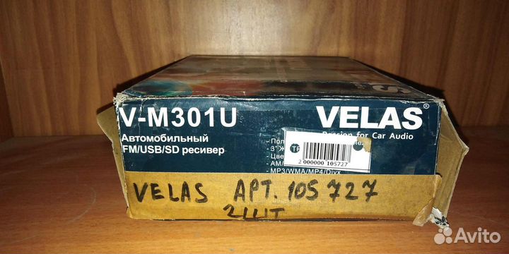 Автомагнитола velas v-m301u