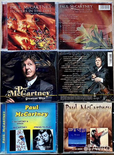 Paul McCartney & Wings музыкальные cd диски