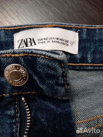 Джинсовые шорты zara 32