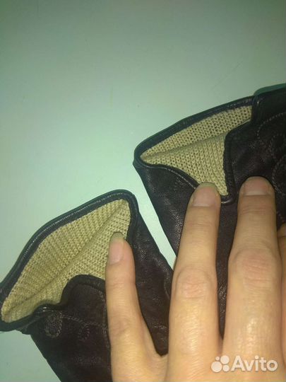 Перчатки чёрные 6.5р