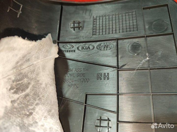 Накладка порога передняя правая Kia Rio 3