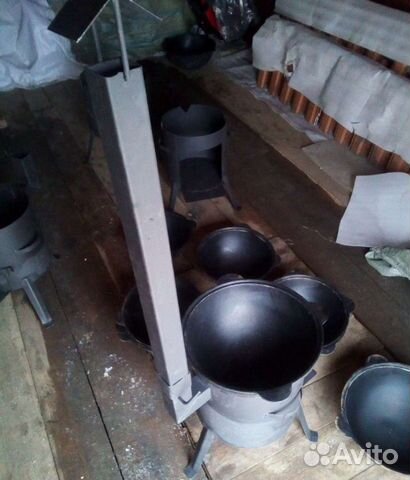 Казан от 6 литров, печь, садж, шумовка новый