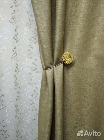 Ткань портьерная-рогожка, шторы, тюль