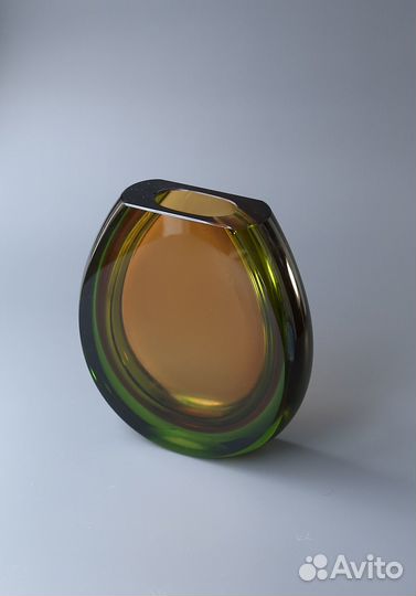Ваза цветное Стекло лзхс Подкова Ленинград СССР
