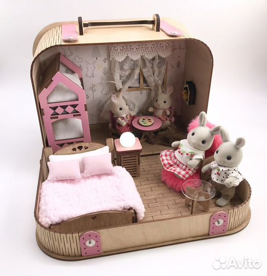 Кукольный домик-чемодан «Семейный»