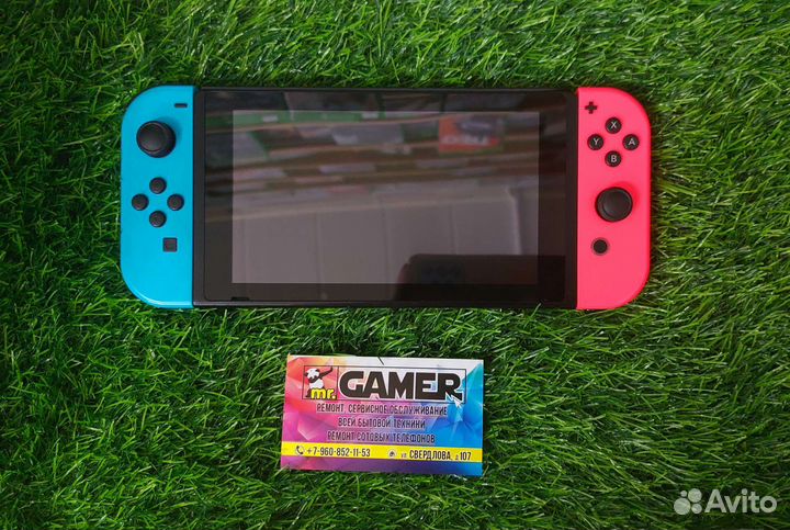 Nintendo switch прошитая 128gb 2 рев