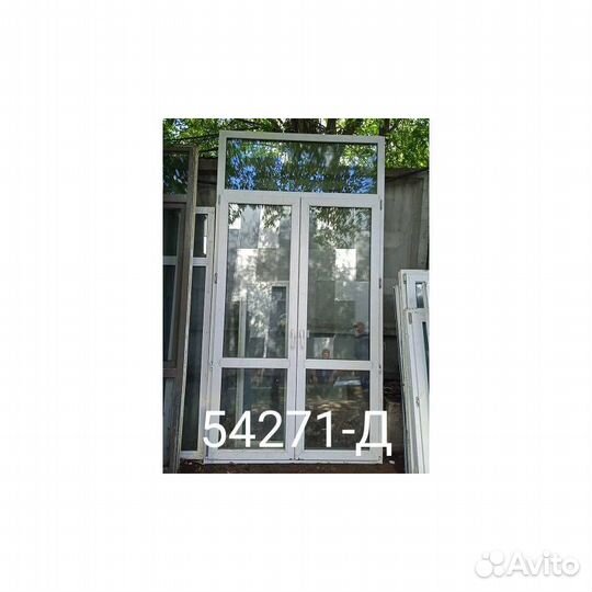 Пластиковые двери Б/У 2830(В) Х 1470(Ш) штульповые