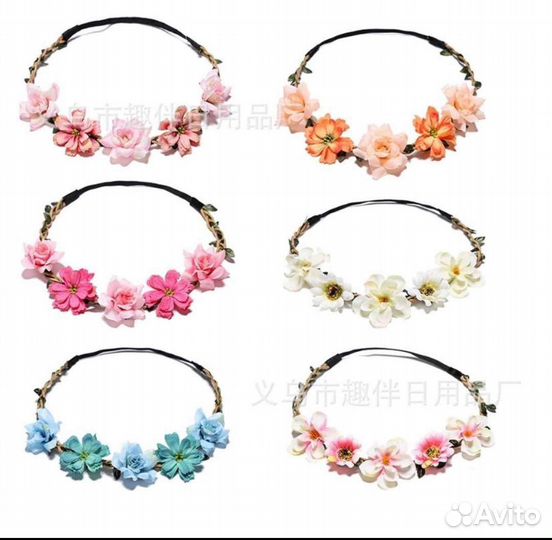 Венок ободок для волос