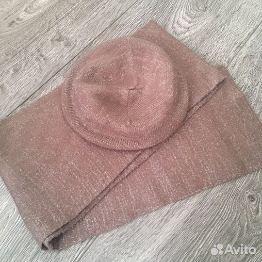 Комплект берет и шарф