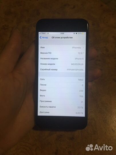 Телефон iPhone 6