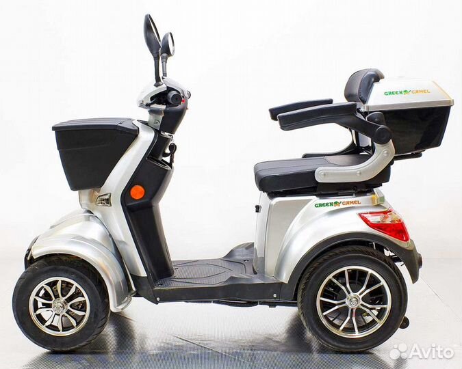 Электроскутер-Трайк 4 колеса Пони 500W/48V/20Аh