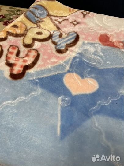 Детский пледик плюшевый