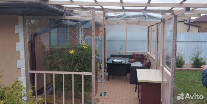 Мягкие окна для террас и беседок