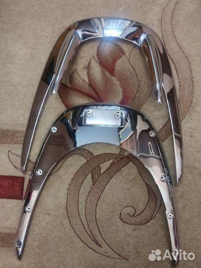 Спойлер в сборе хром хвост Honda Joker 50 90