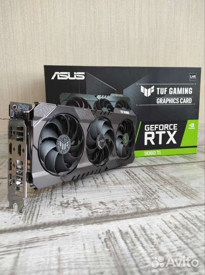Видеокарта asus TUF 3060 Ti OC 8GB