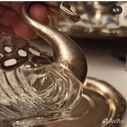 Солонка хрустальная 