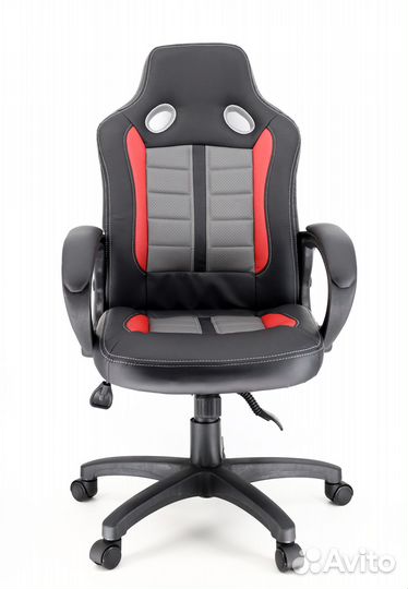 Кресло Everprof Forsage T черно/красно/серый