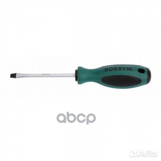 Отвертка шлицевая rossvik SL5*150мм SL5150 Rossvik