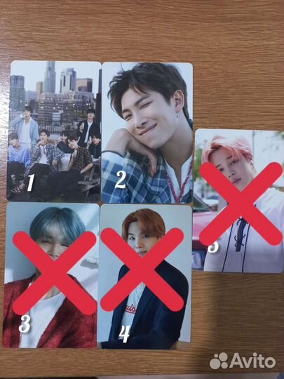 Карточки BTS Dicon (общая, Джун), официальные