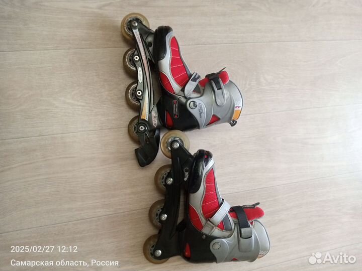 Роликовые коньки детские раздвижные