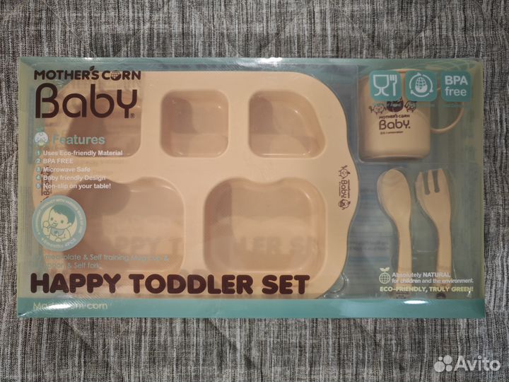 Комплект детской посуды Mother's Corn 4 предмета
