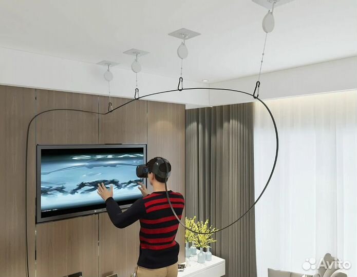 Oculus Quest 2 Система подвеса провода, шкив