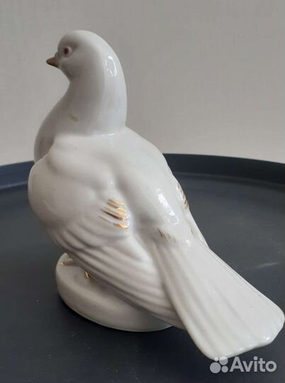 Статуэтка Голубь. Старая Гжель 1950-е гг Винтаж