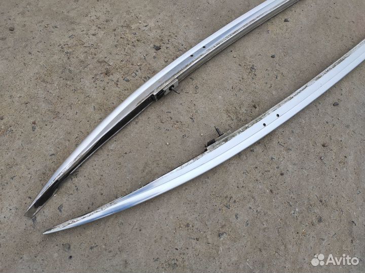 Рейлинги крыши Хром на Opel Zafira B Рестайлинг