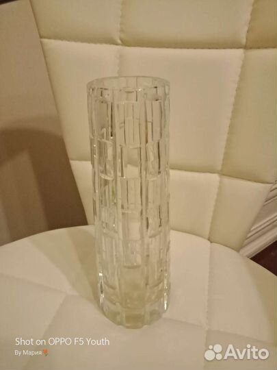 Вазы из цветного стекла СССР