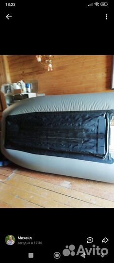 Лодка пвх с мотором бу гибрид6.5