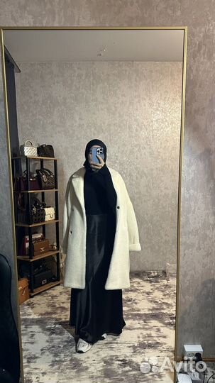 Искусственная шуба белая