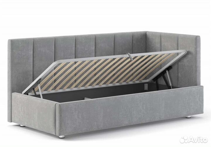 Детская кровать антивандальный велюр