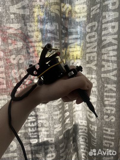 Роторная тату машинка и набор к ней