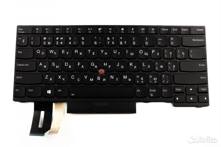 Клавиатура для ноутбука Lenovo E480 T480 P43s чер