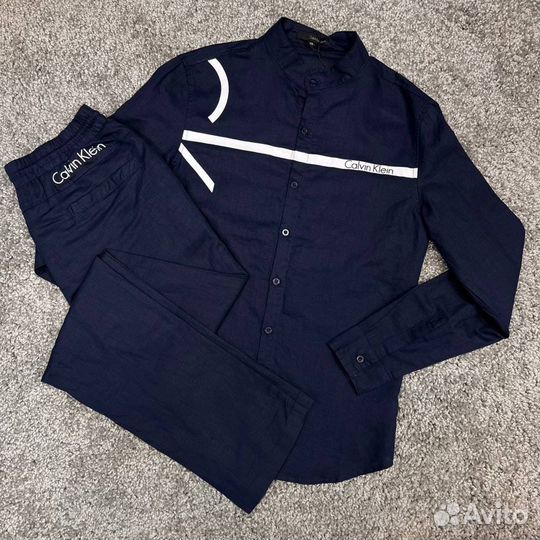 Летний льняной костюм Calvin Klein