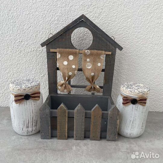 Банки для хранения, на подставке