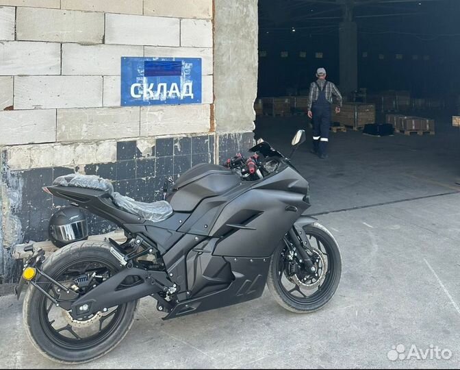 Электромотоцикл копия Ducati panigale 5кв