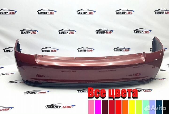 Бампер задний Приора 2 хэтчбек Новый любой цвет