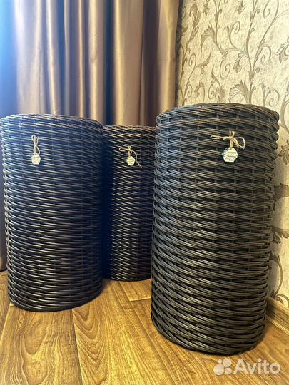 Кашпо из ротанга