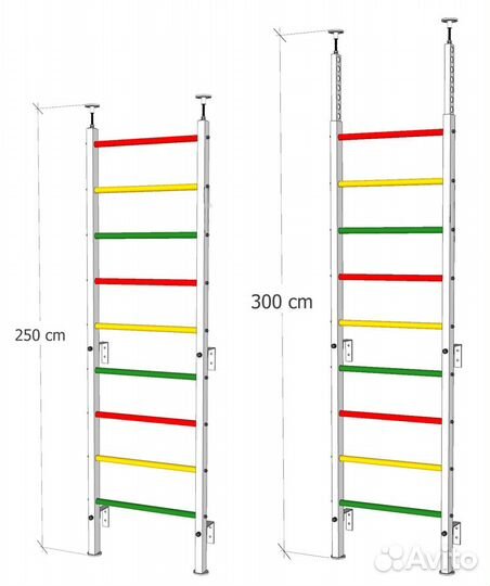 Шведская стенка в распор №3
