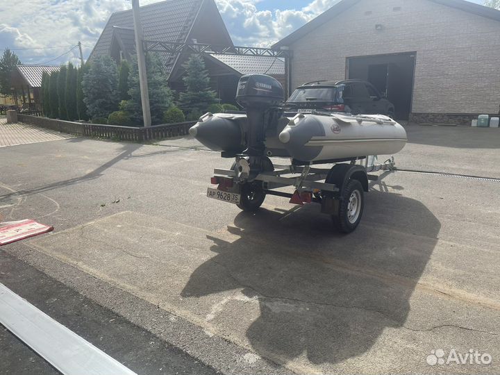 Лодка пвх badger 340 с жестким дном комплект