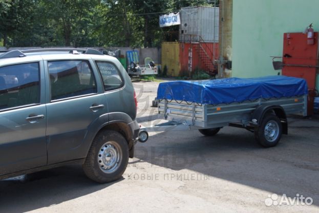 Прицеп с тентом 50 см 01.022. Доставка по России