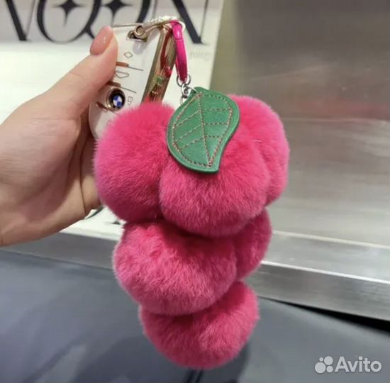 Брелок меховой на сумку