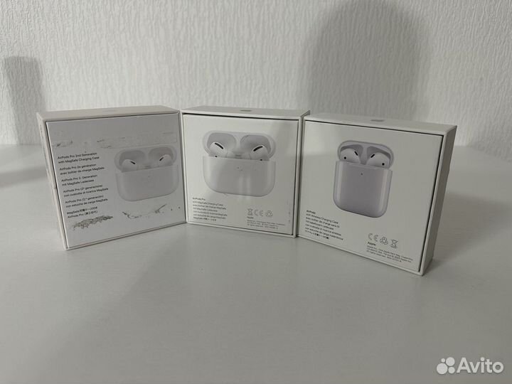 Пустые коробки от наушников airpods